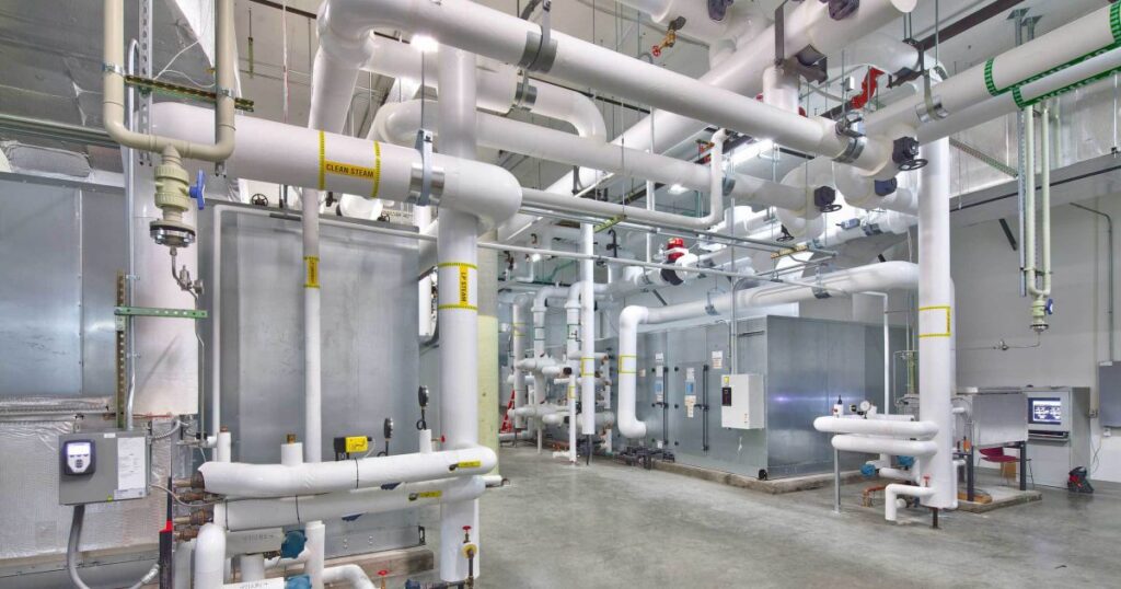 Commercial HVAC and plumbing designs.