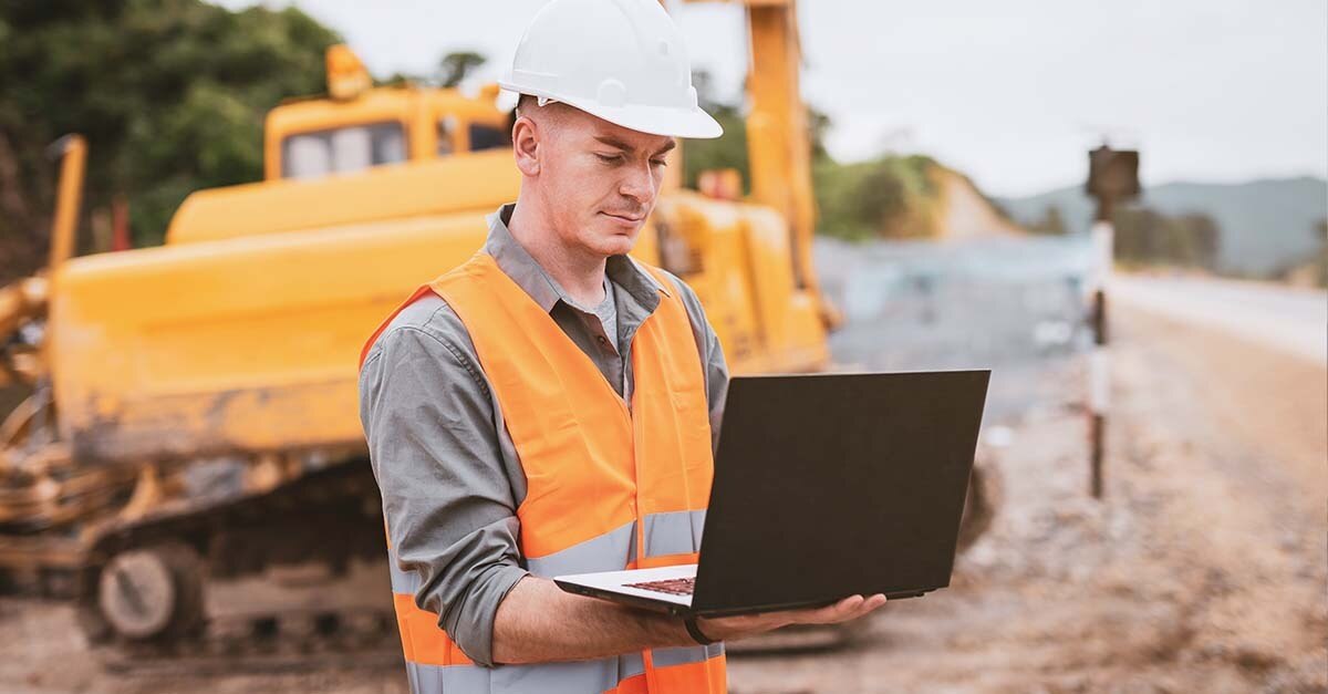 Construction manager working at the construction site 