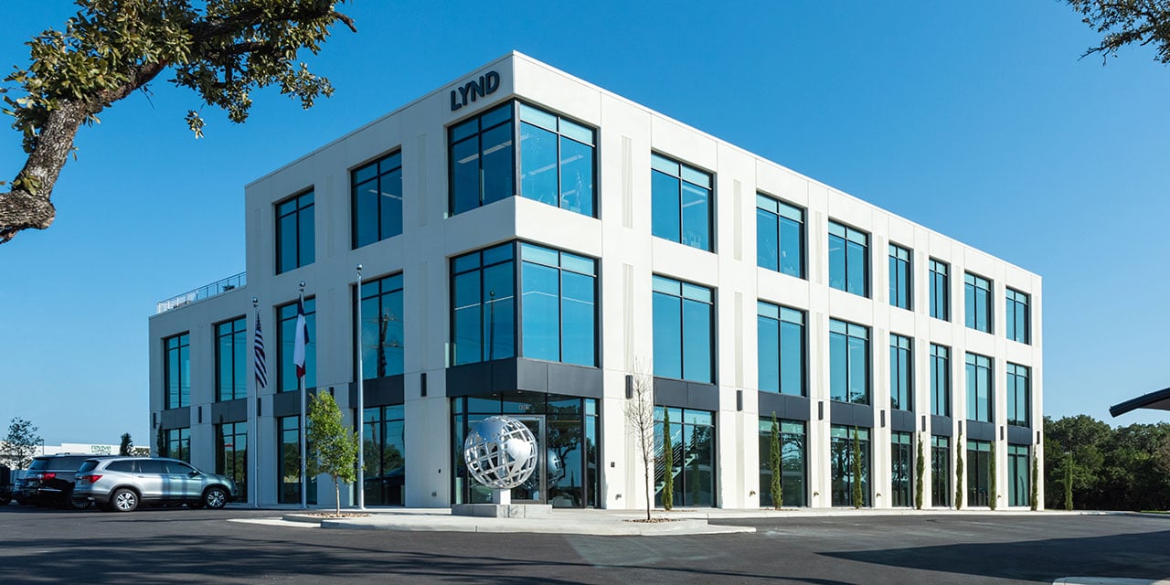 Corporate Office With Glass Facade