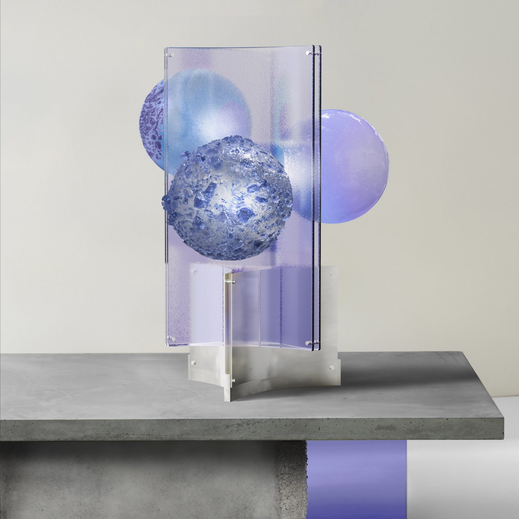 Delicate glass lamps by Draga & Aurel for Salviati