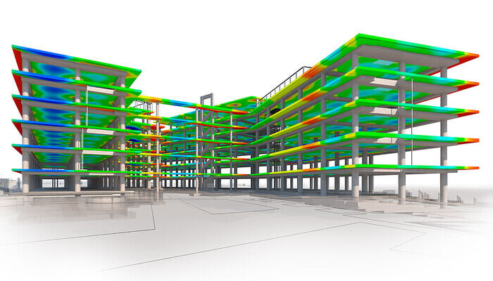 Designing a building using structural design software