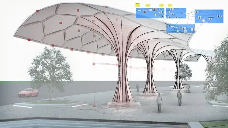 Designing parametric facade in Rhino