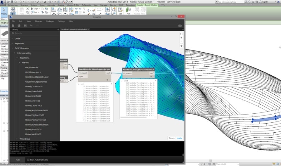 Dynamo for revit dashboard