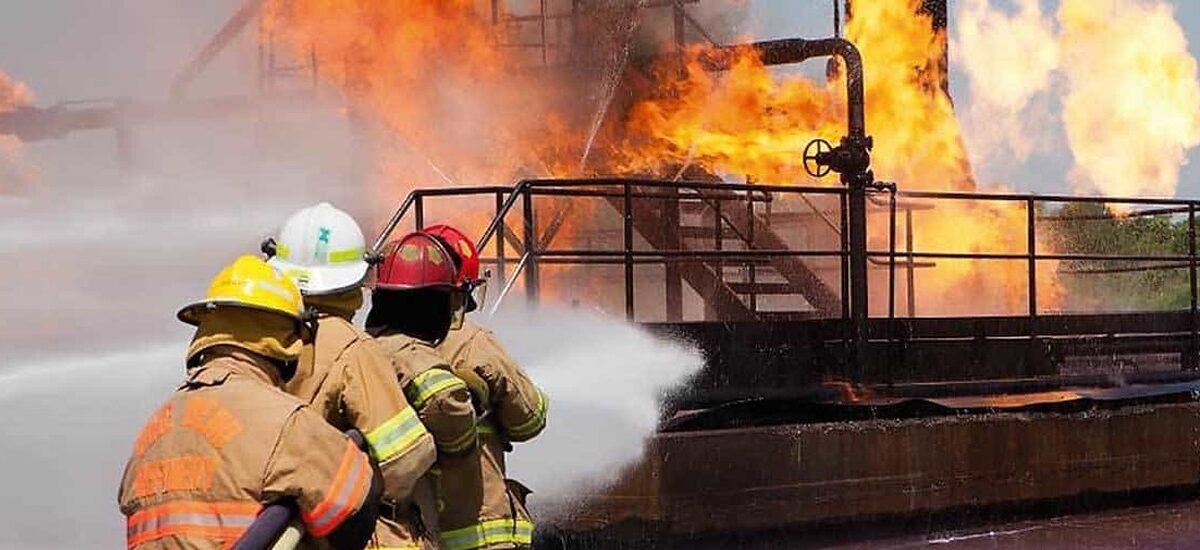 Emergency response to fire incident.