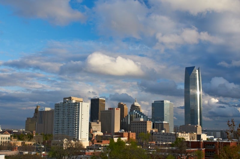 Exterior of Legends Tower in Oklahoma city