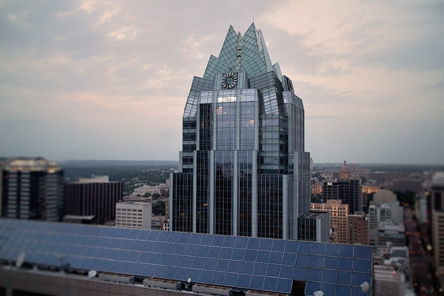 Frost Tower in Austin by Walter P Moore