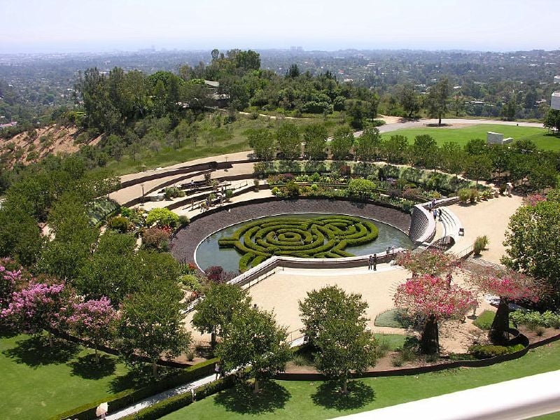 Getty Centre Gardens in Los Angeles.