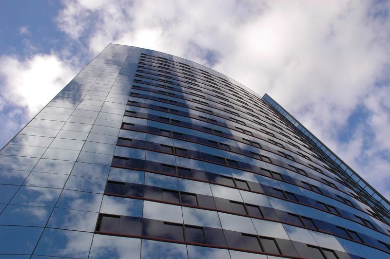 Glass façade high-rise – BIM-driven architecture