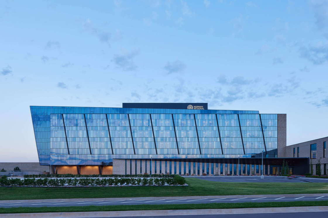 Glass-fronted Regional Medical facility