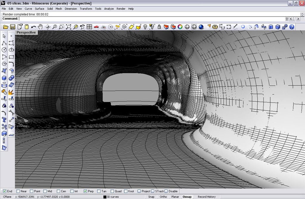 Grasshopper connected to Rhino for detailed system modelling.