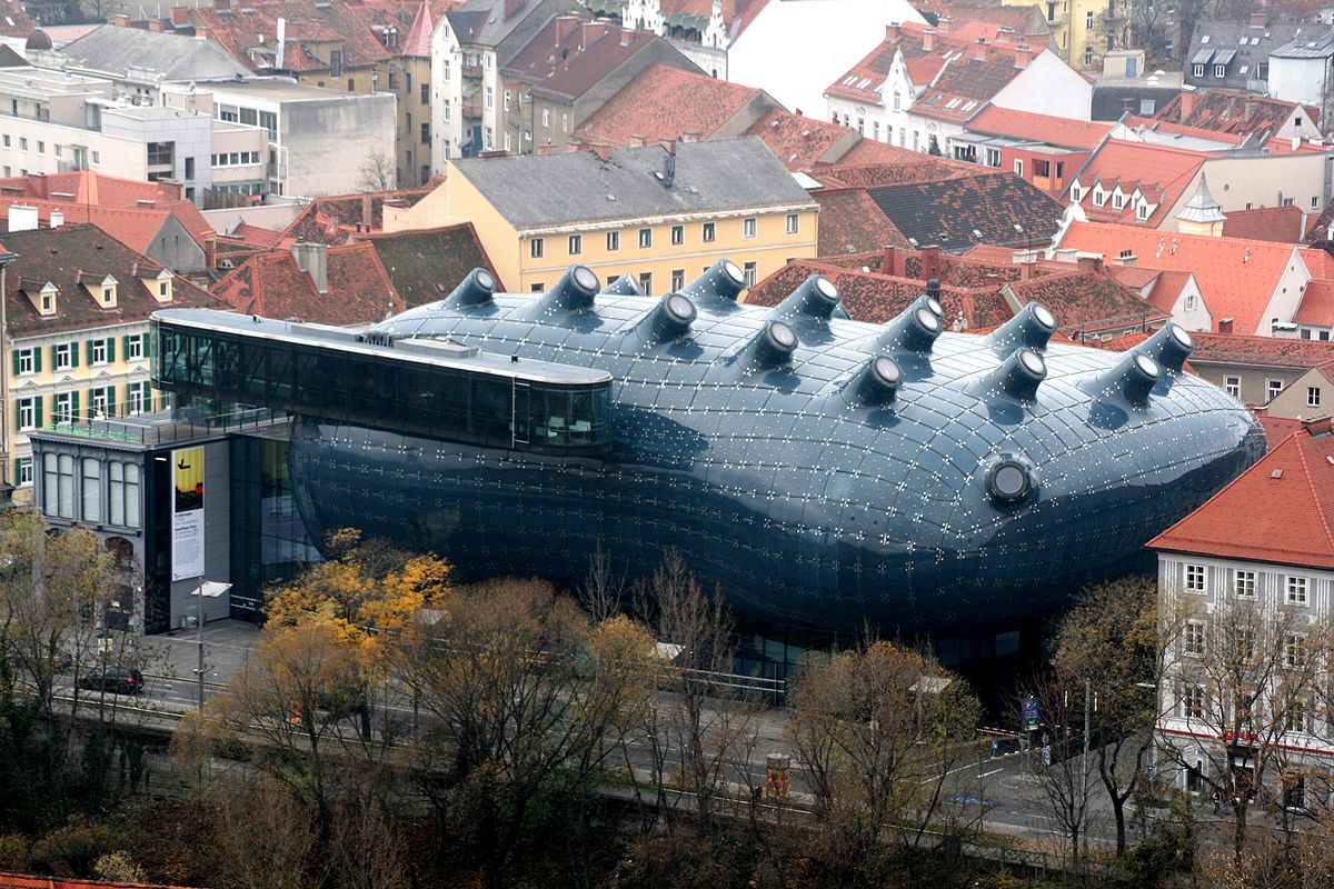 The Kunsthaus Graz in Austria