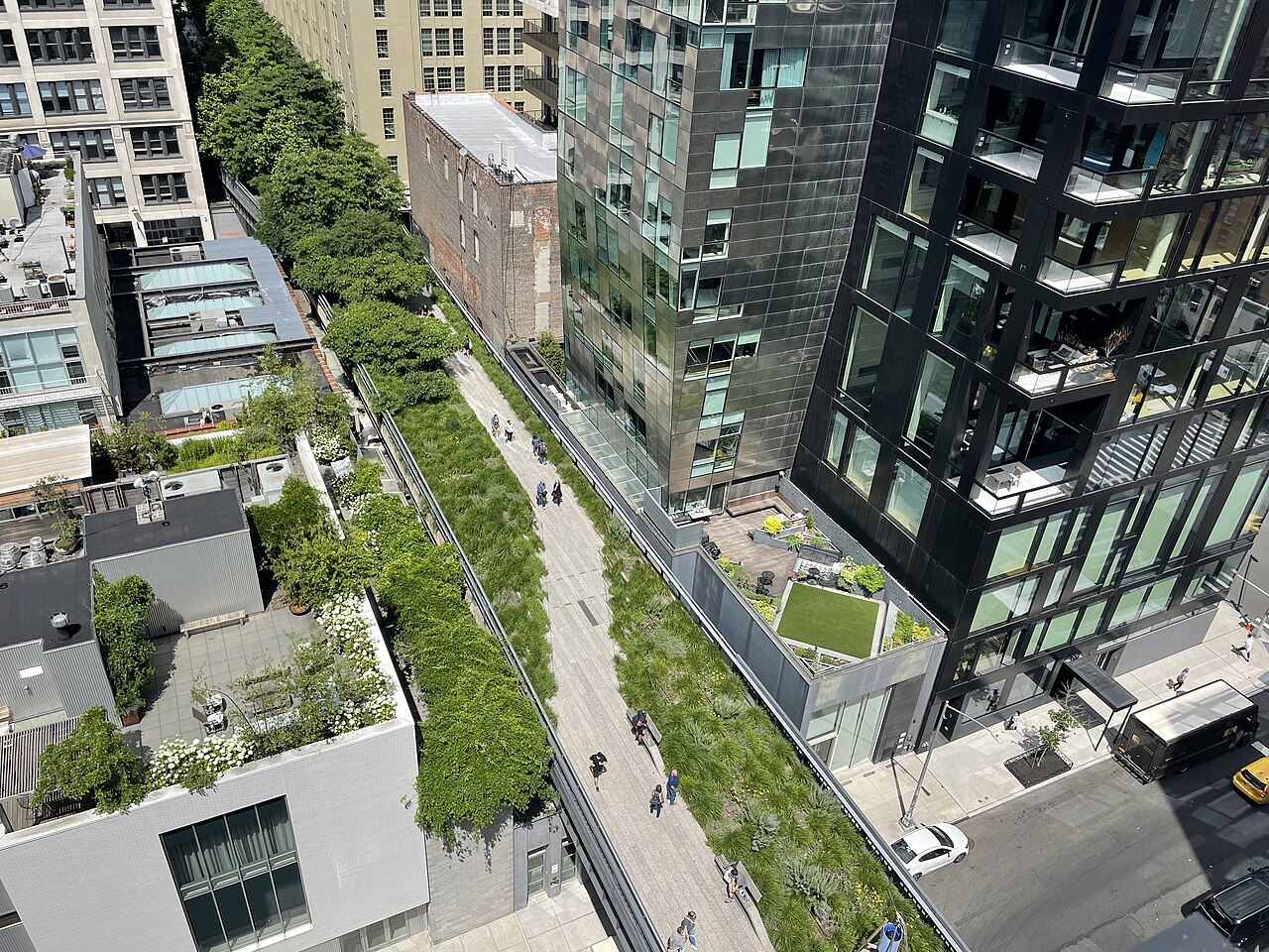 High Line Park in New York City.