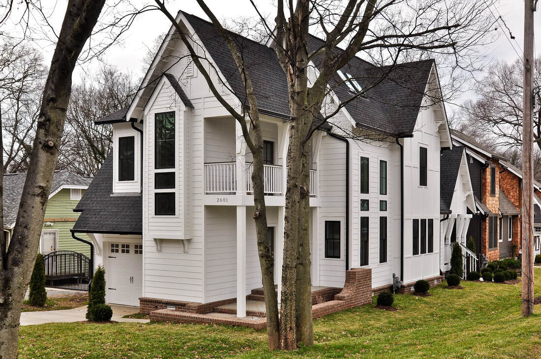 Image of the front view of the Gretel, residential property.