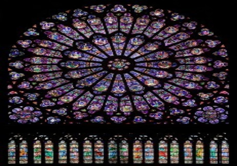 Interior Rose Window, Notre-Dame, Paris