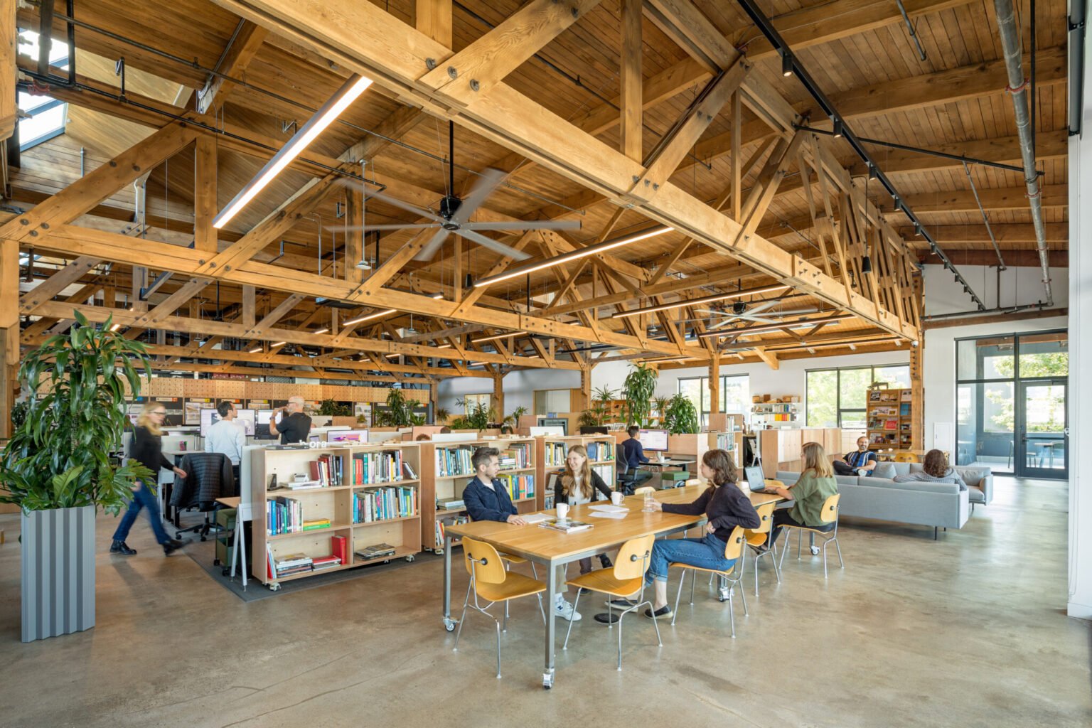 Interior offices of Bora Architecture in Oregon.
