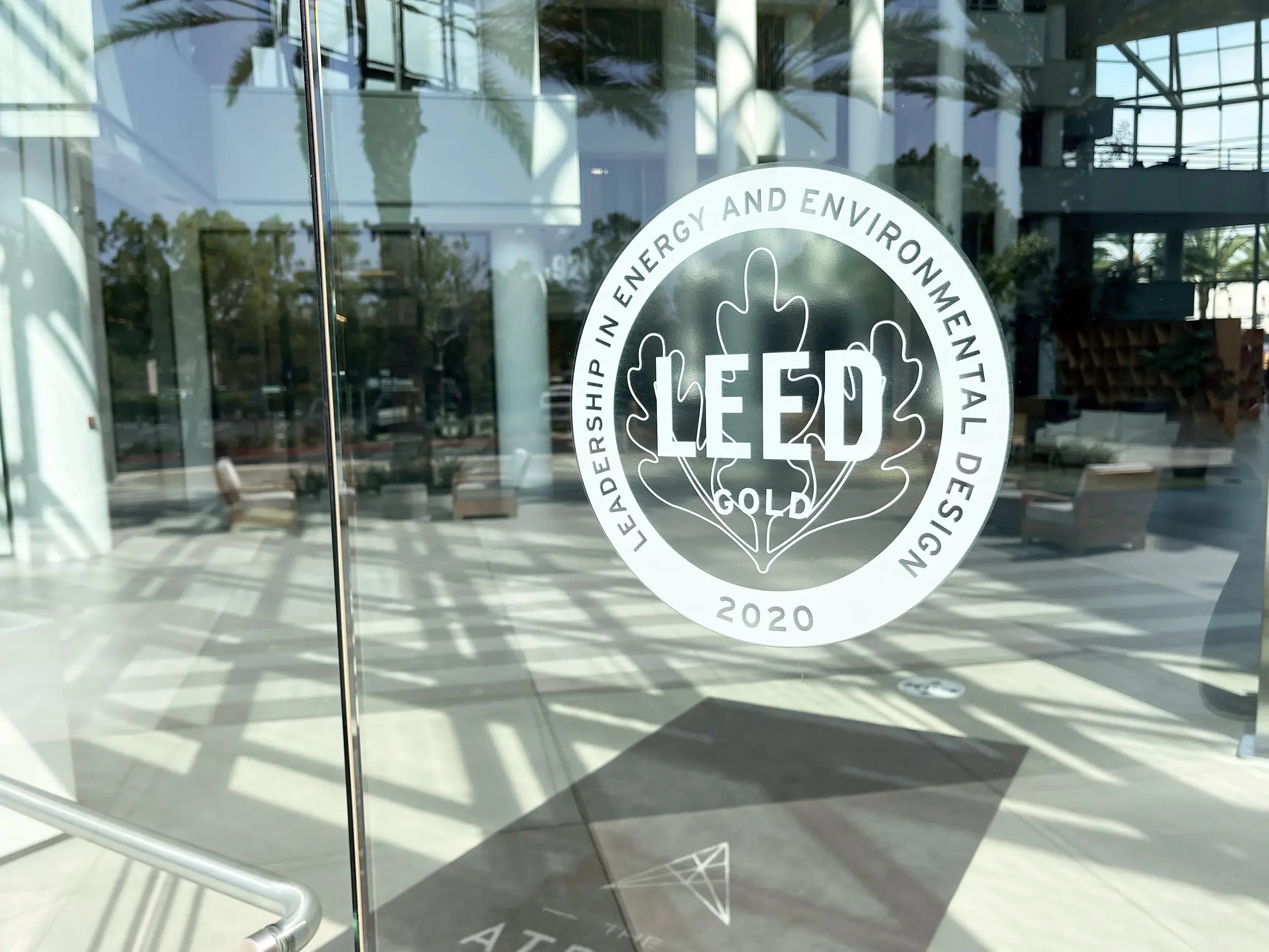 LEED-certified commercial building.