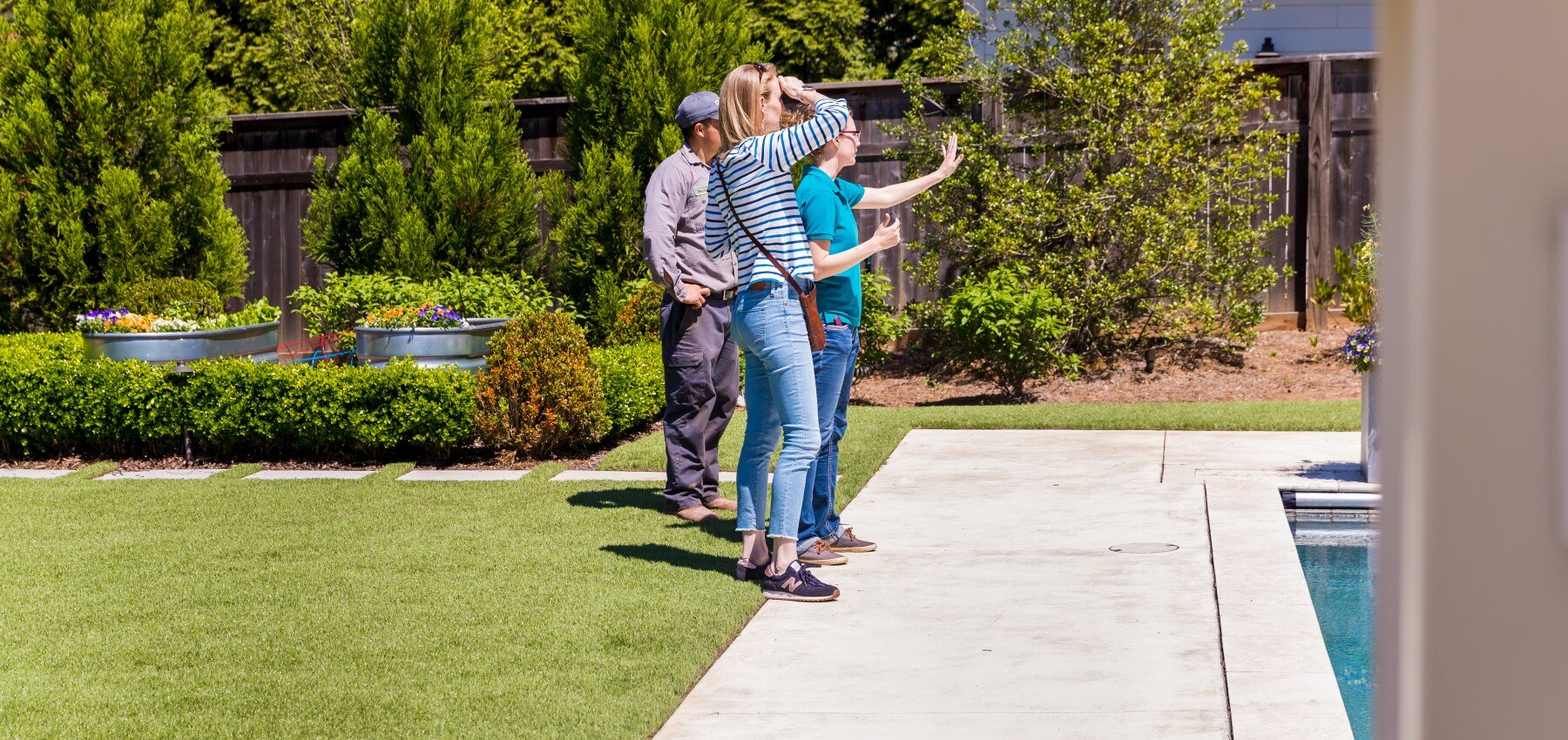 Landscape architects at work