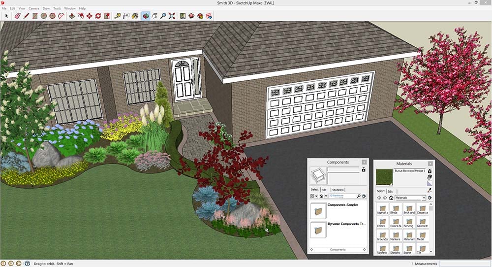 Landscape software designing image