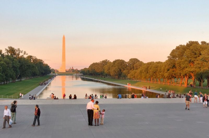 Lincoln Memorial landscape revitalization.