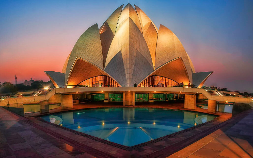 Lotus Temple in New Delhi 