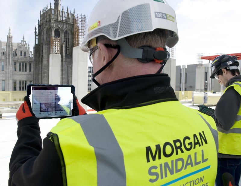On-site mapping with BIM software