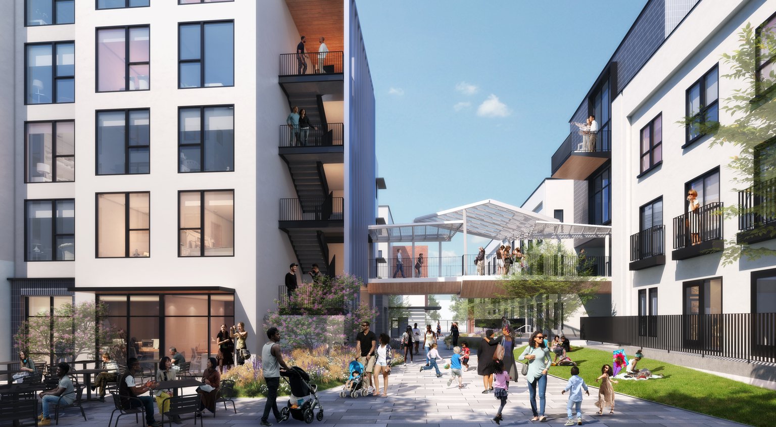 Mixed-use development by GGLO