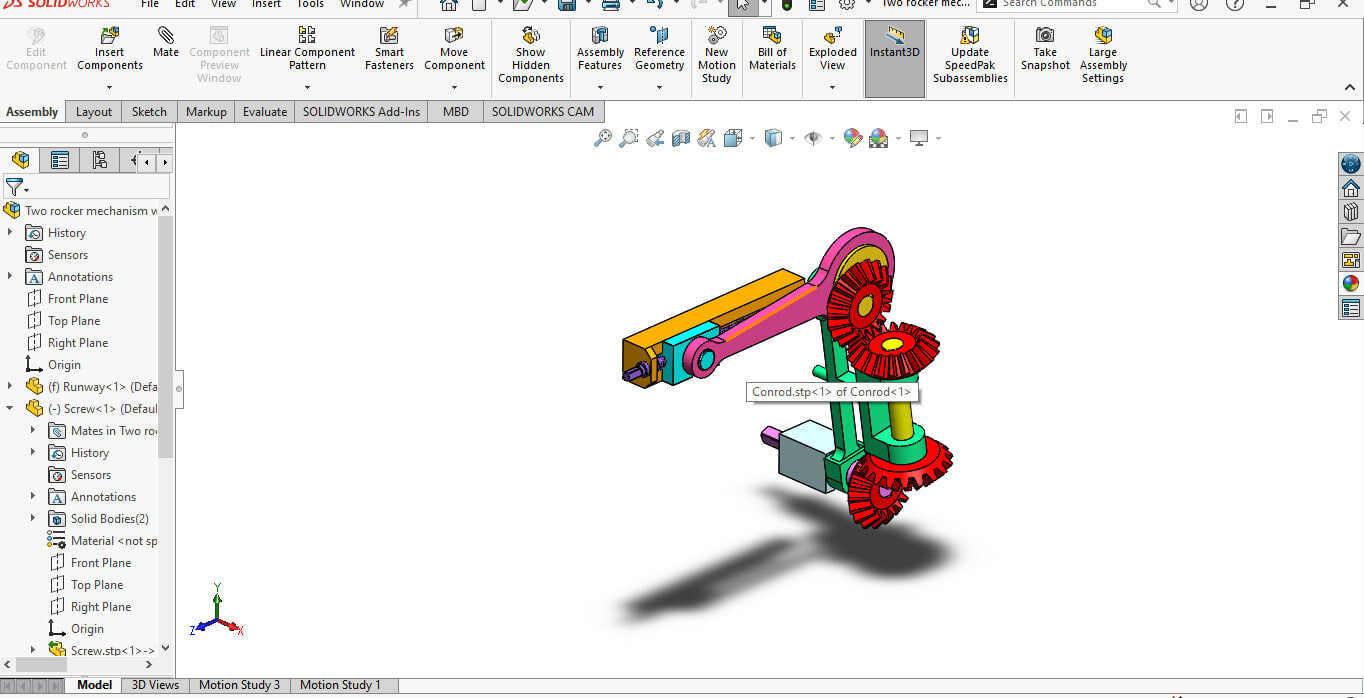 Modelling in Solidworks