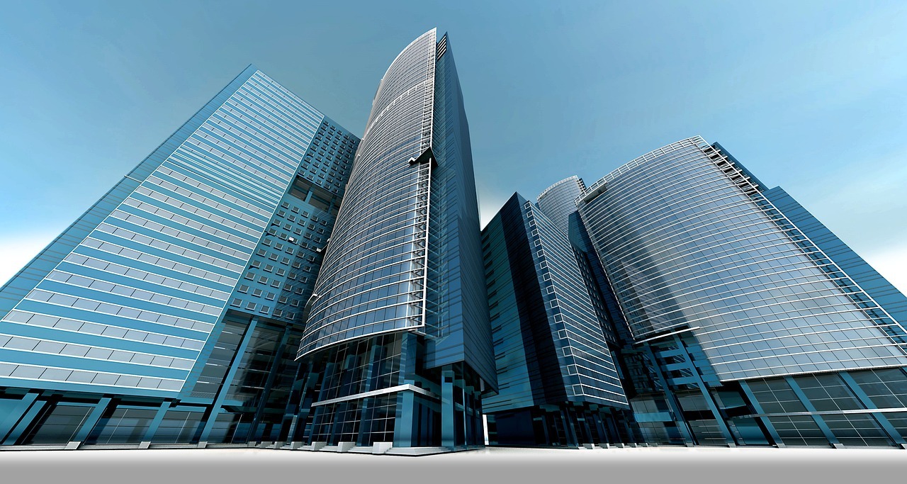 Modern city structures shaped by urban planning strategies