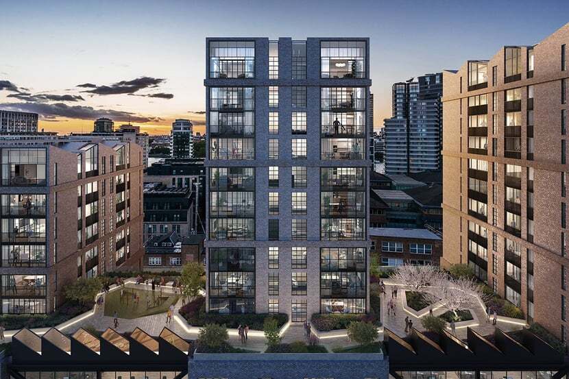Modern high-rise urban streetscape-1