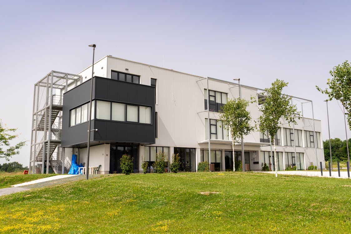 Modern modular building exterior
