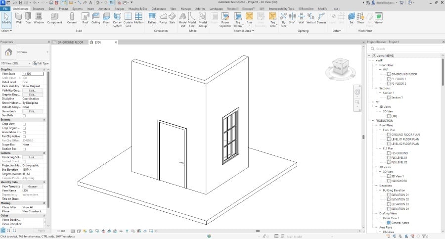 Navisworks software being used in model analysis