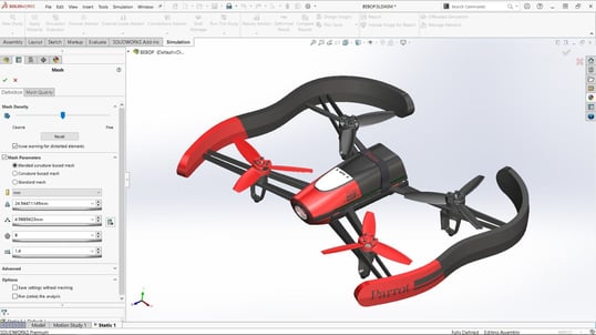 Solidworks rendering of helicam