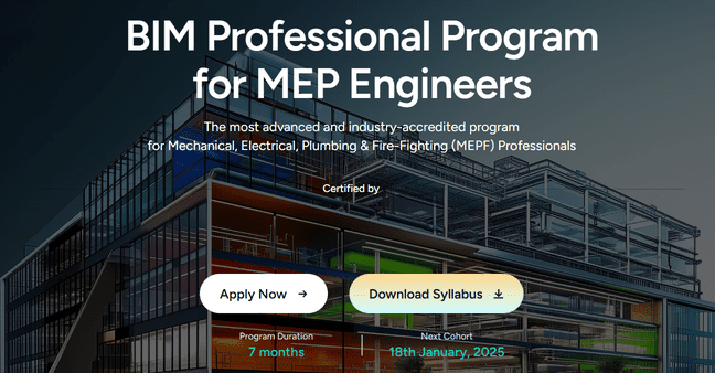 Novatr MEP Course for BIM Professionals