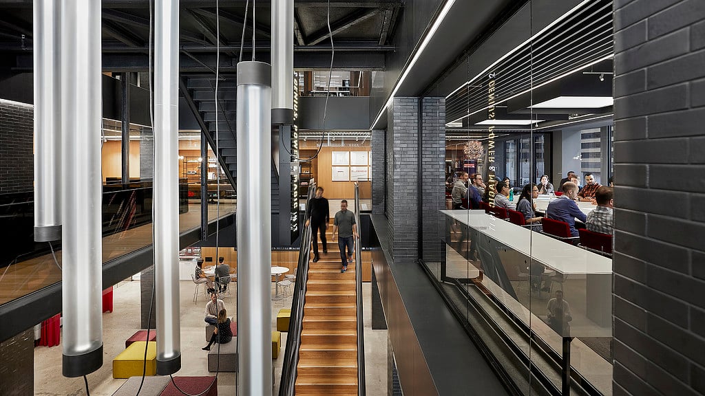 Offices of the Gensler architectural firm.