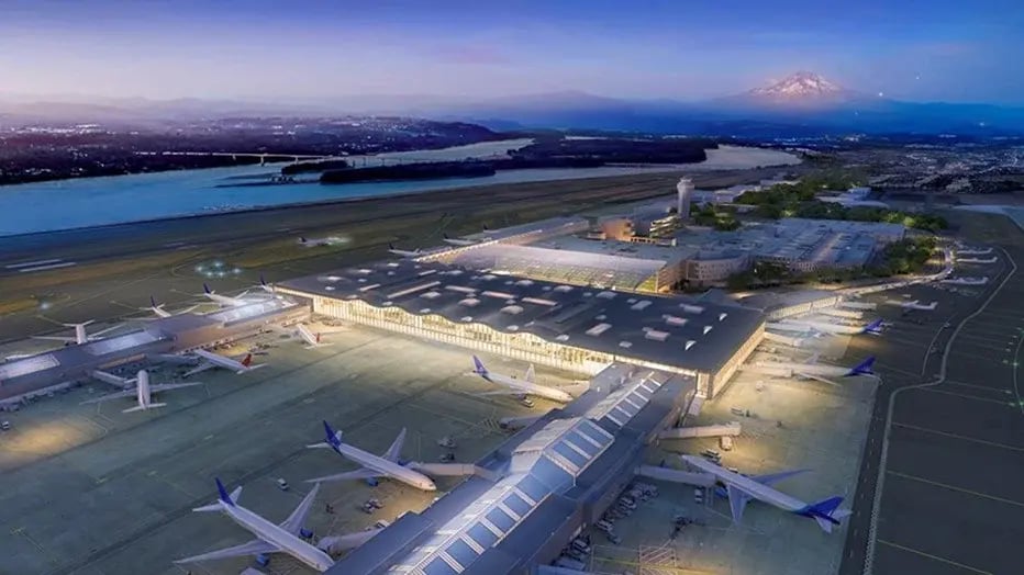PDX Airport Expansion by ZGF Architects