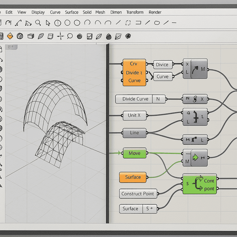 Parametric design workflow 
