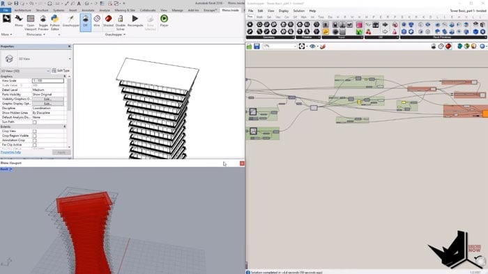 Parametric designing using Rhino & Grasshopper