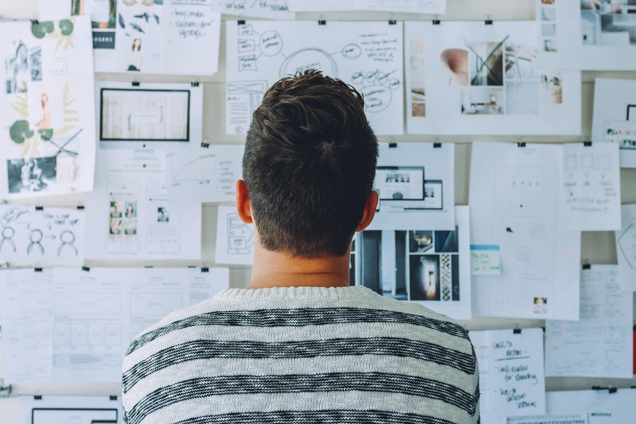 Planner analyzing urban design workflow 