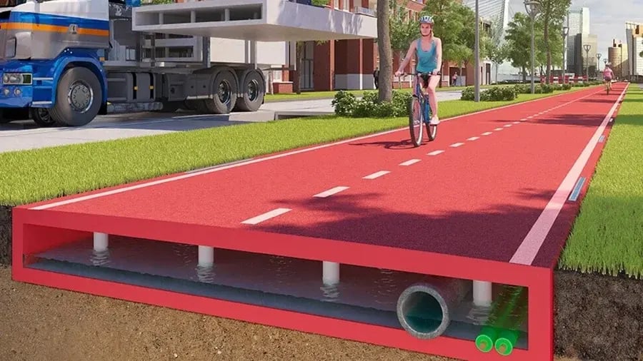 Prefabricated Plastic Roads (1)