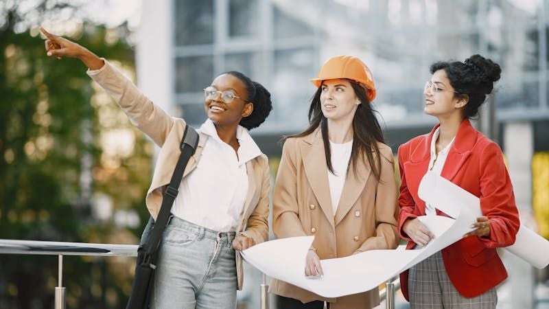 Project managers on site