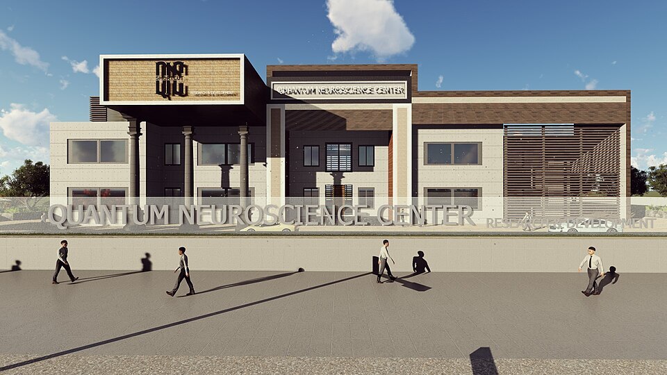 Quantum Neuroscience Center building design using Allplan