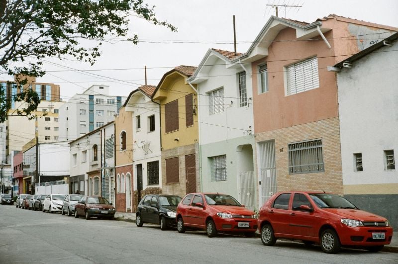 Residential structural row housing