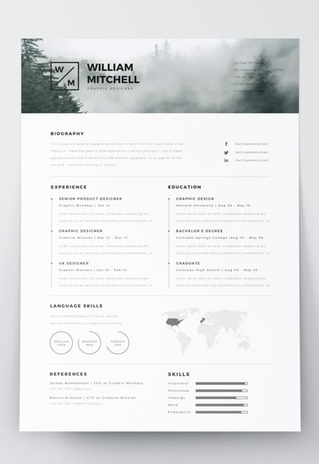 an example of an architecture resume