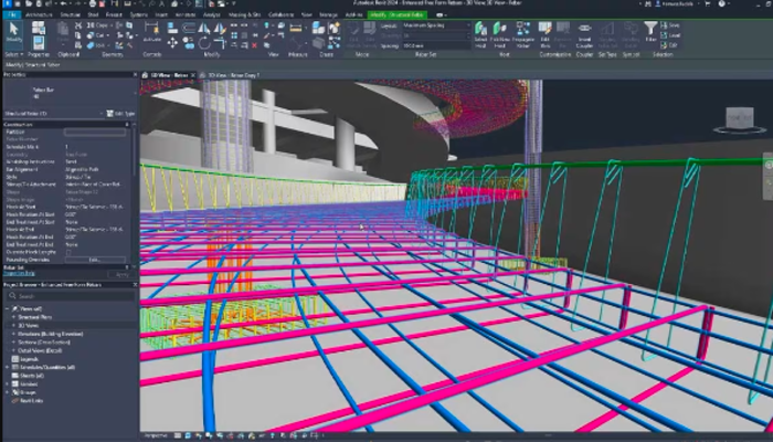 Revit being used for project design