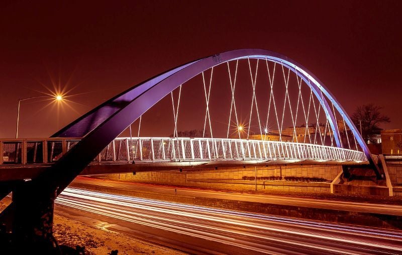 Rider Way Pedestrian Bridge by ISG Group_leading structural engineering firm in Des Moines, Iowa