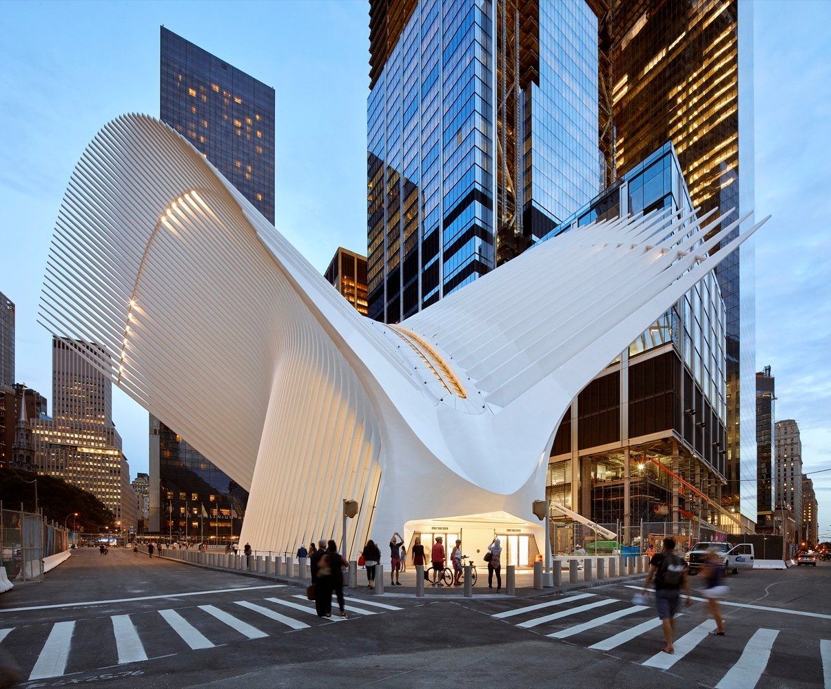 World Trade Center Transportation Hub, New York by Santiago Calatrava