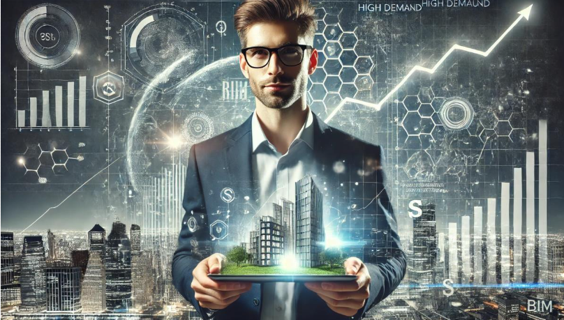 an image showing an engineer with a 3D project to represent