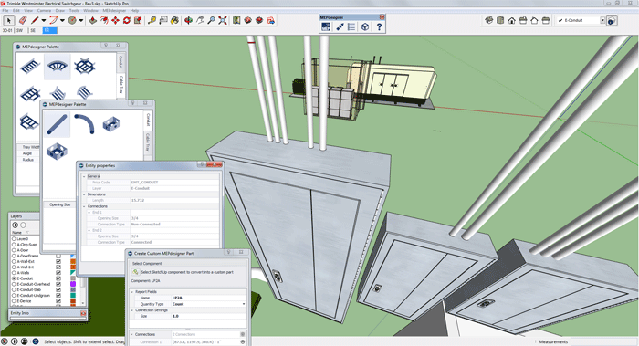 SketchUp MEP Modelling