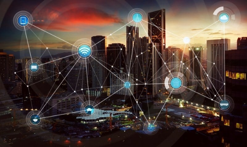 Smart city digital network 