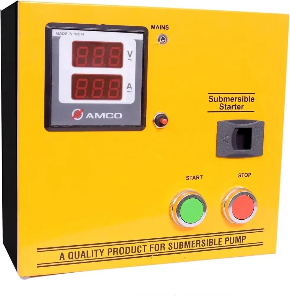 Smart water pump system with IoT monitoring.